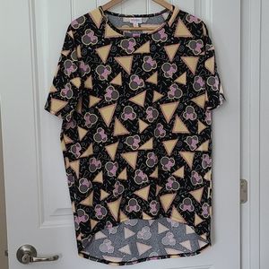 LulaRoe Minnie Mouse Print Top